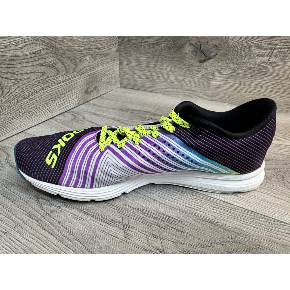 Brooks Hyperion Running Shoes Womens 9.5 Purple/Black Lightweight 1202261B529 - Picture 7 of 11